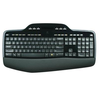 Logitech Wireless Desktop MK710 Keyboard and Mouse (USB Wireless RF Keyboard - Black - USB Wireless