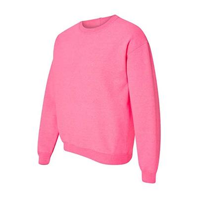 Gildan Men's Heavy Blend Crewneck Sweatshirt - XXXXX-Large - Safety Pink