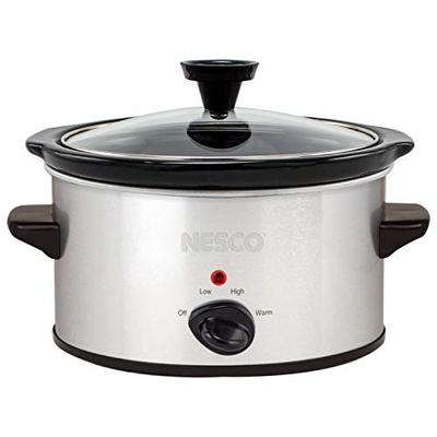 Nesco SC-150-47 1.5 Qt. Oval Analog Silver slow cooker Quart