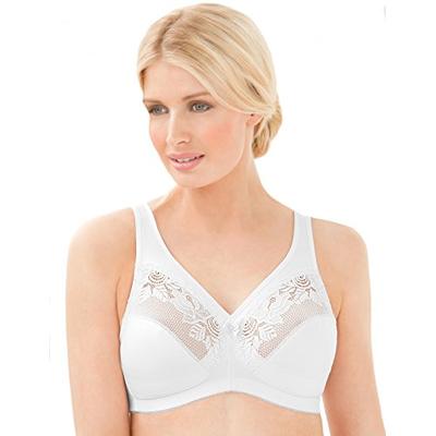 Glamorise Women's Full Figure MagicLift Wirefree Minimizer Support Bra #1003