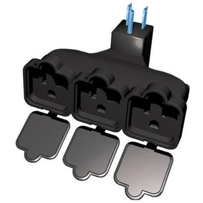Stanley Outlet Adapter with Covers, Surge Protectors