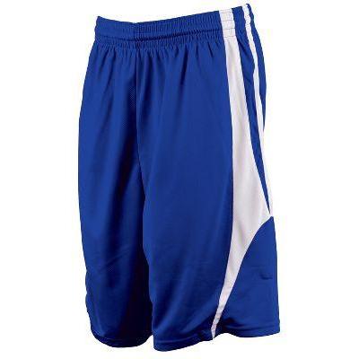 Don Alleson Athletic Adult Unisex Reversible Basketball Shorts , Royal Blue,White, XL