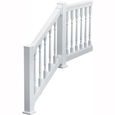 Fypon 740636CLDF QuickRail Straight Kit with Colonial Spindles and 3 1/8" Spacing, 36" x 70-1/2", Wh